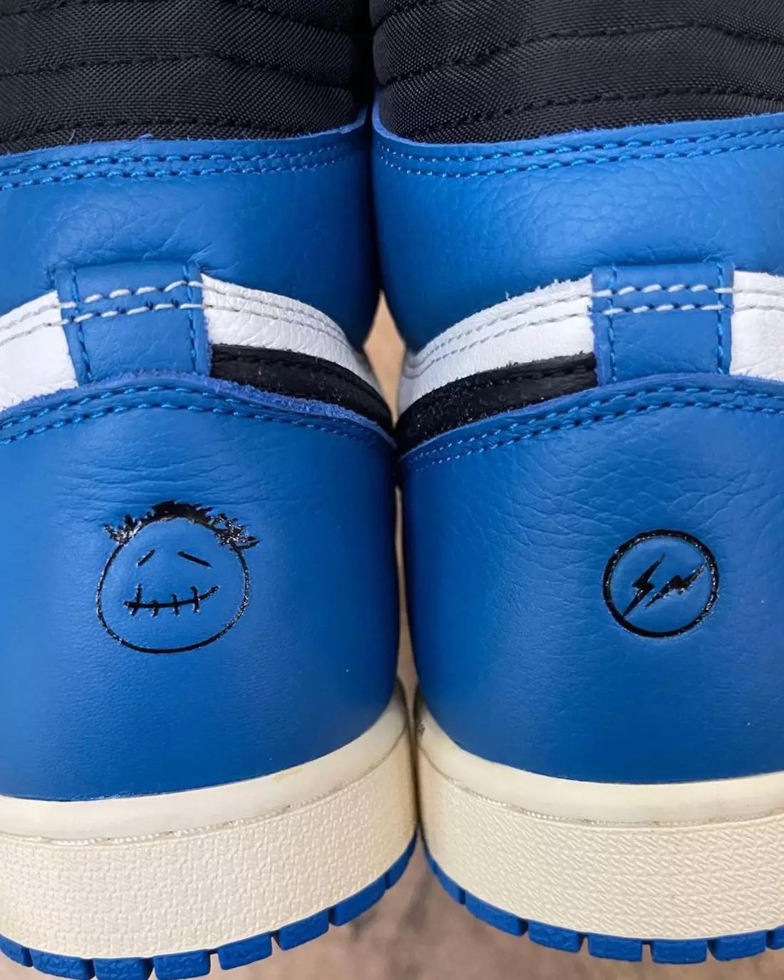 Travis Scott Fragment Air Jordan 1 Askeri Mavi DH3227-105 Çıkış Tarihi