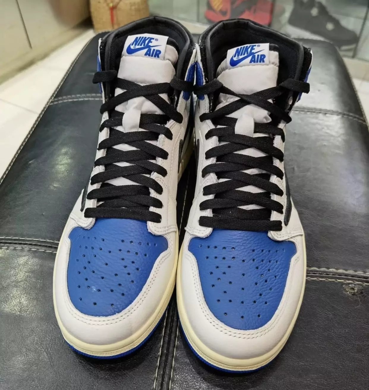 Travis Scott Fragment Air Jordan 1 Yüksek OG Askeri Mavi Çıkış Tarihi