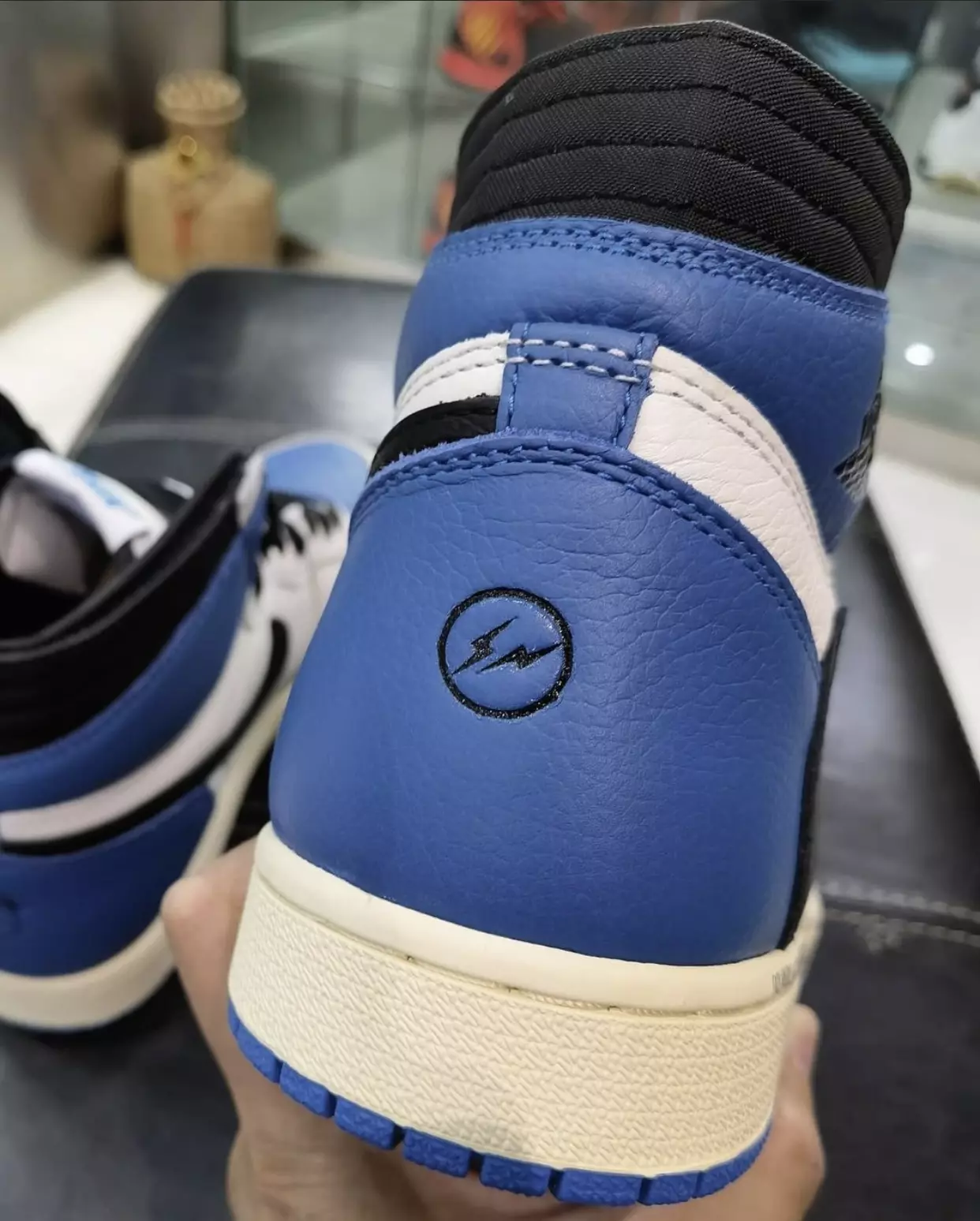 Travis Scott Fragment Air Jordan 1 High OG Military Blue Release Date