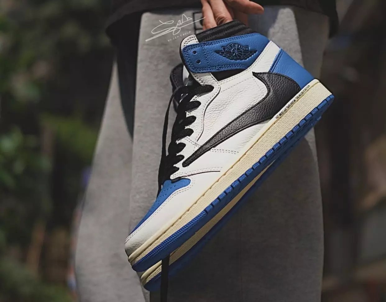 Erscheinungsdatum von Travis Scott x Fragment x Air Jordan 1