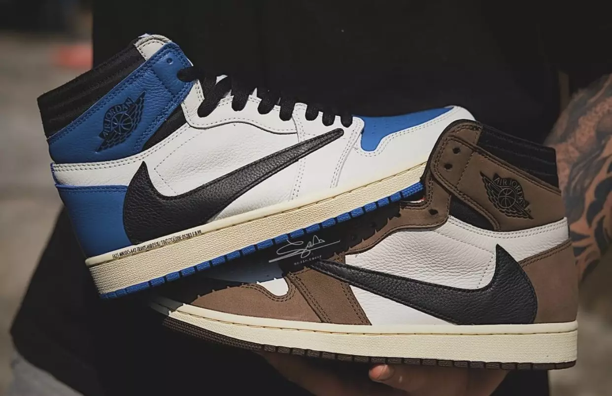 Erscheinungsdatum von Travis Scott x Fragment x Air Jordan 1