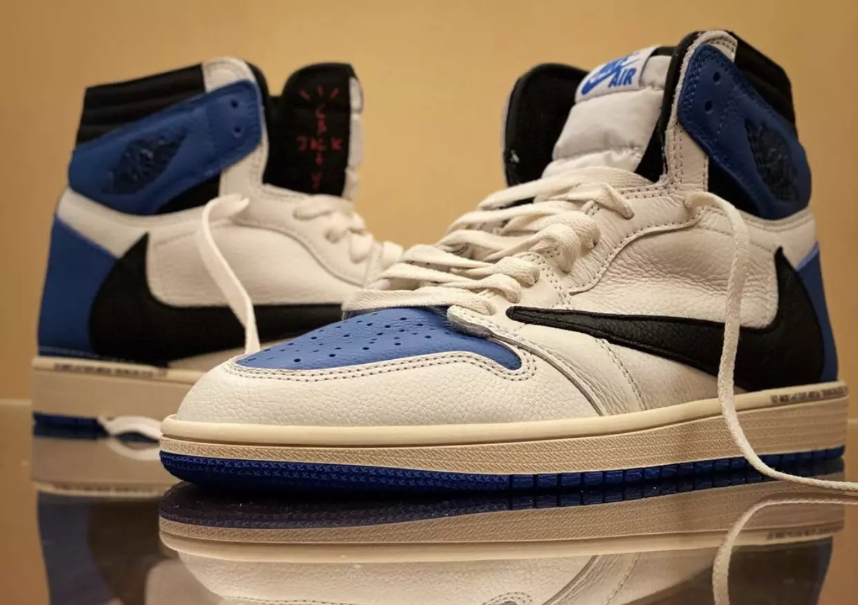 Travis Scott Frammento Air Jordan 1 Blu Militare Data Di Uscita Prezzo