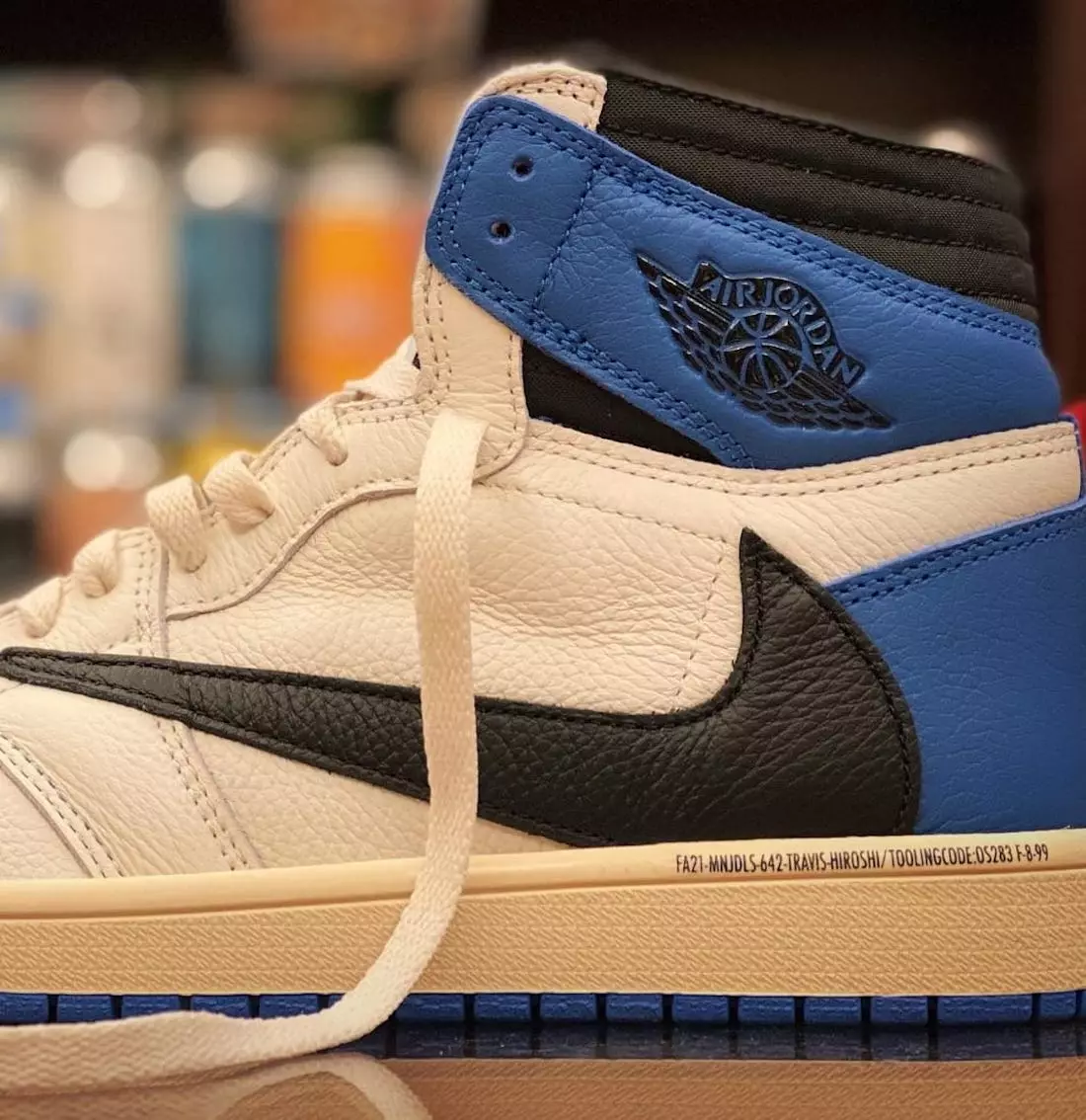 Fragmento Travis Scott Air Jordan 1 Data de lançamento