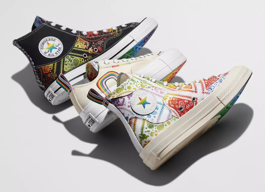 Дата выпуску калекцыі Converse 2022 Pride, цана