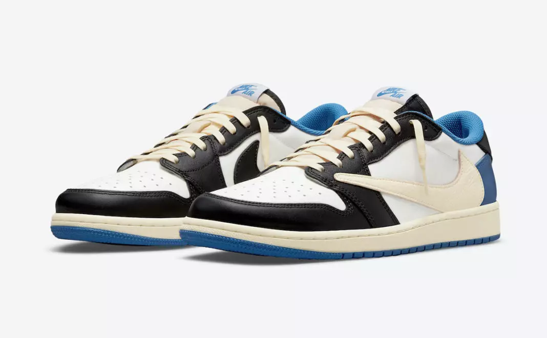 Travis Scott Fragment Air Jordan 1 Low DM7866-140 תאריך יציאה