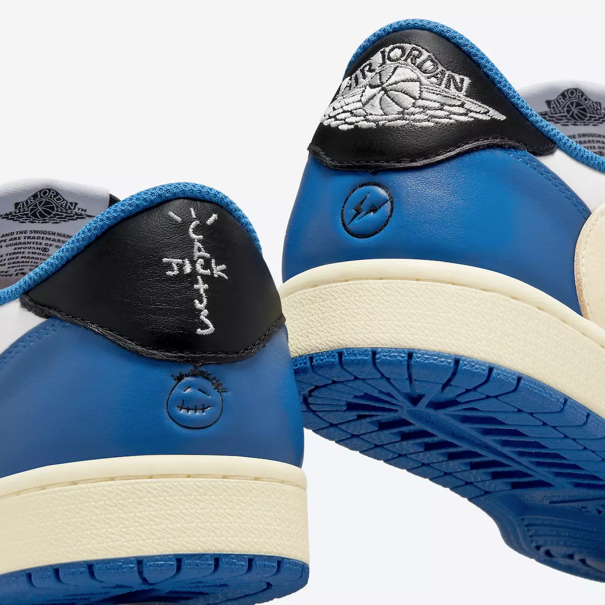 Travis Scott Fragment Air Jordan 1 Low DM7866-140 Санаи барориши