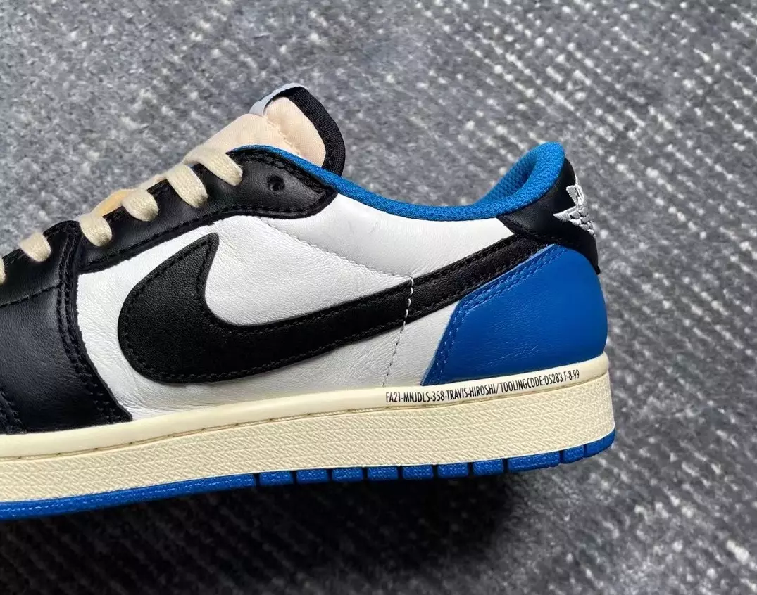 Travis Scott x Fragment x Air Jordan 1 Rendah OG DM7866-140 Tanggal Rilis