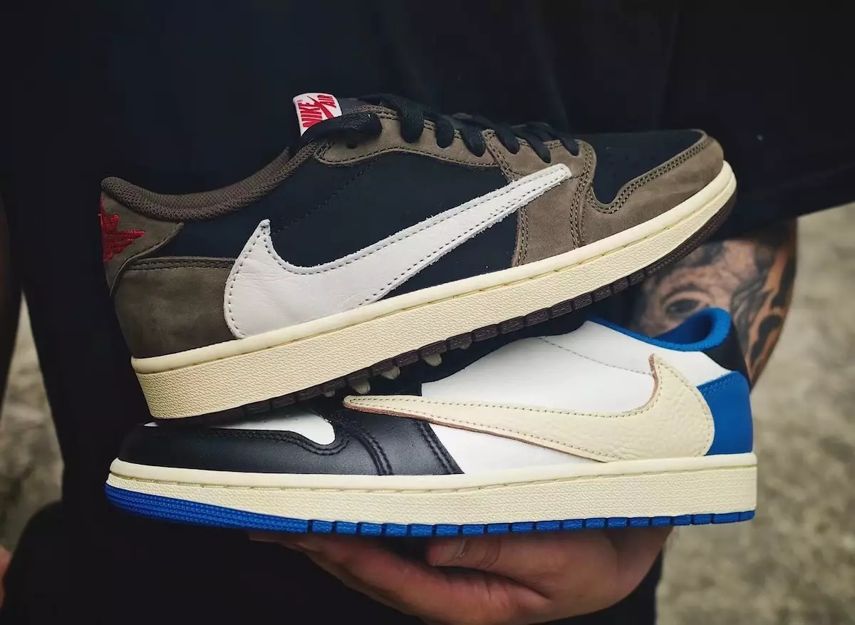 Фрагмент Travis Scott Air Jordan 1 Low OG DM7866-140 Дата выпуску