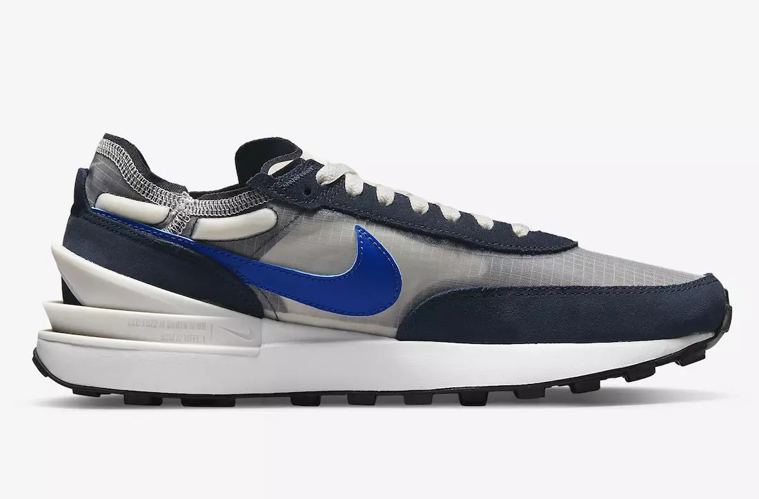 Nike Waffle One Hyper Royal Dark Obsidian DD8014-003 Чыгарылган күнү