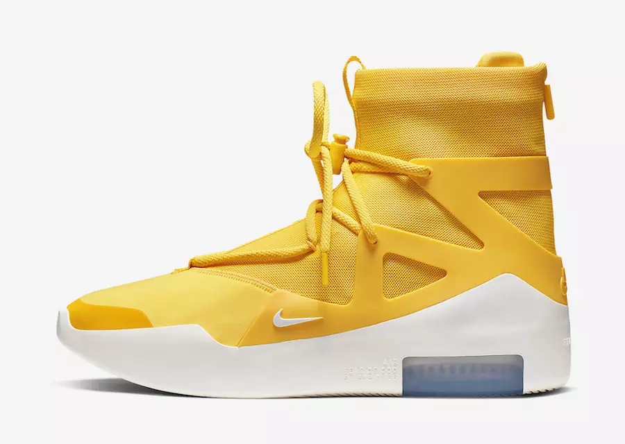 Nike Air Fear of God 1 Yellow Amarillo AR4237-700 تاريخ الإصدار