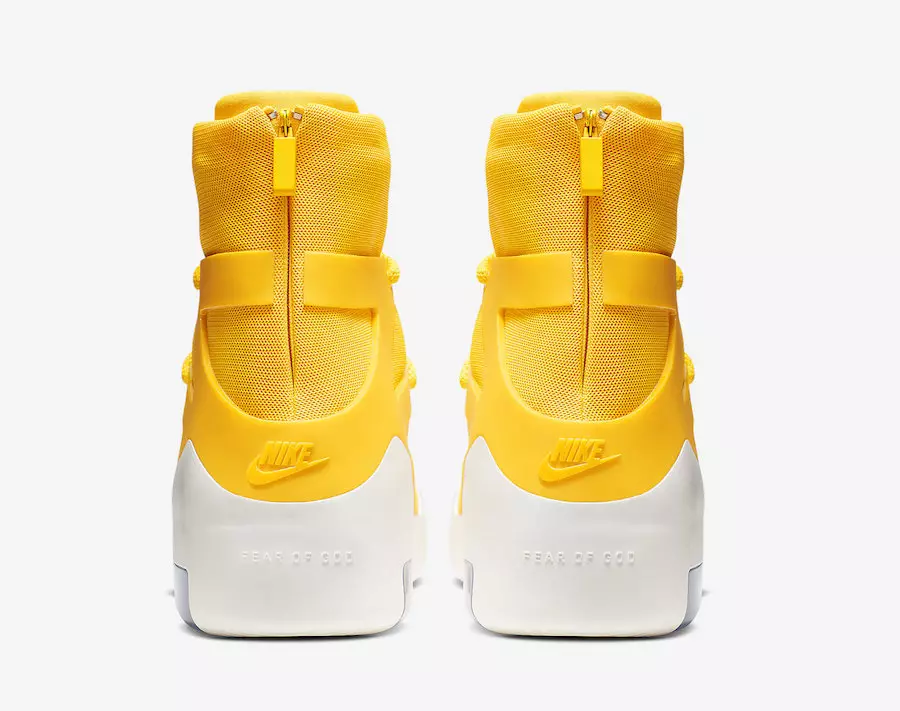 Nike Air Fear of God 1 Yellow Amarillo AR4237-700 تاريخ الإصدار