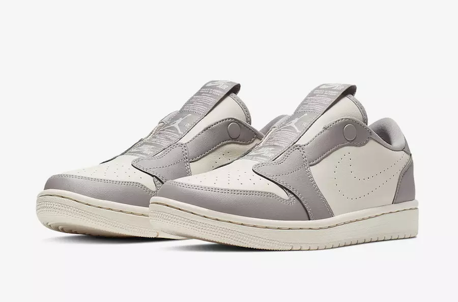 Air Jordan 1 Low Slip Drīzumā ieradīsies baltā/pelēkā krāsā