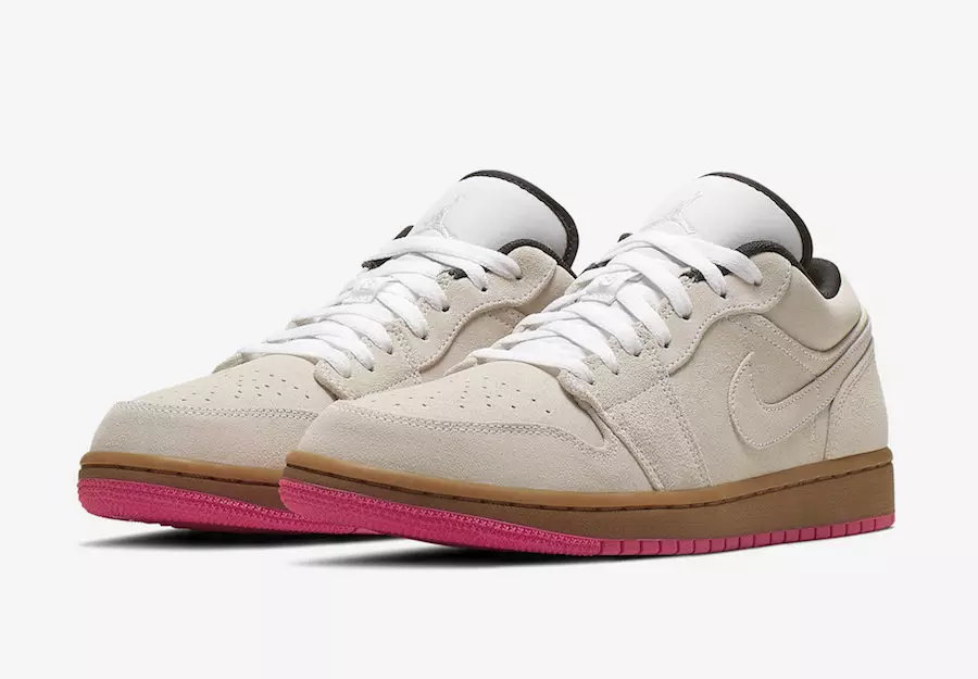 Air Jordan 1 Low Beige Pink 553558-119 Išleidimo data