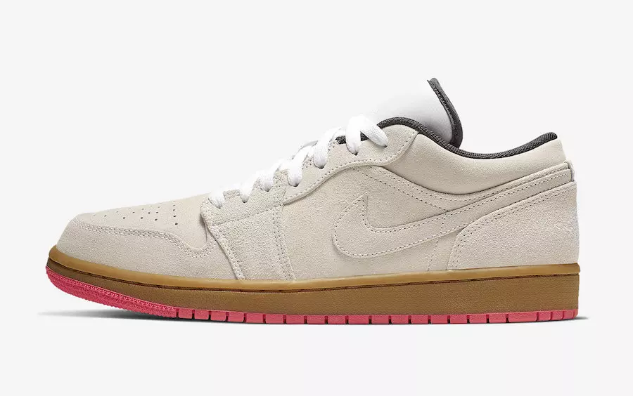 Air Jordan 1 Low Beige Roze 553558-119 Releasedatum