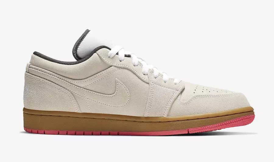 Air Jordan 1 Low Beige Roze 553558-119 Releasedatum