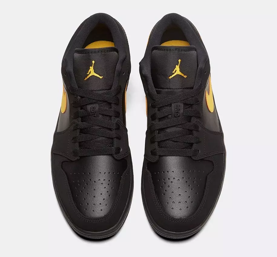 Air Jordan 1 Low Black Gold ဖြန့်ချိသည့်ရက်စွဲ