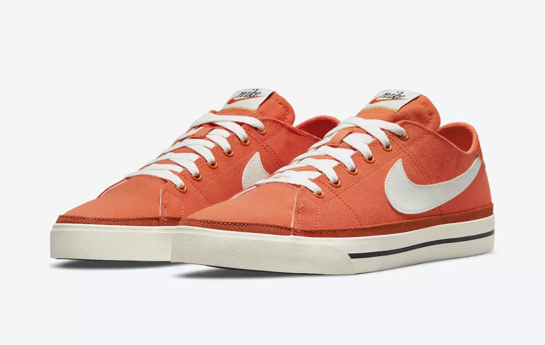 Oidhreacht Nike Court Orange DJ1999-800 Dáta Eisiúna