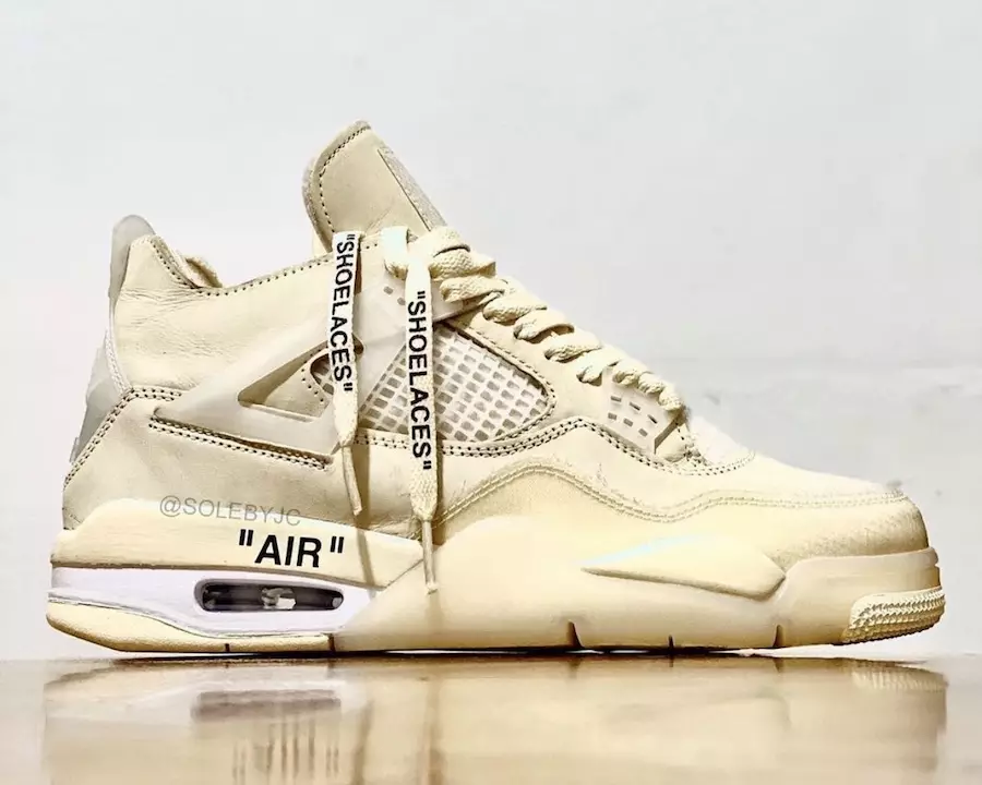 Off-White Air Jordan 4 Sail CV9388-100 худалдаанд гарсан огнооны үнэ