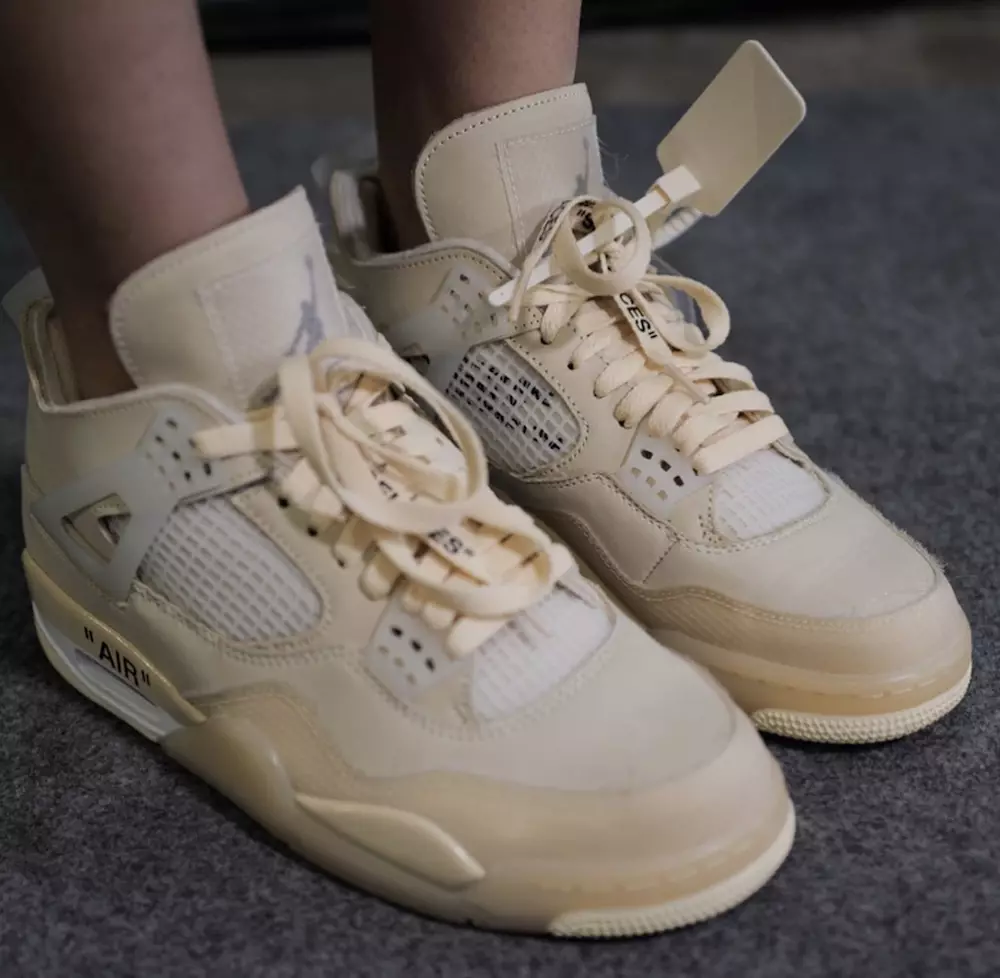 Off-White Air Jordan 4 Cream Sail 2020 онд худалдаанд гарсан огноо