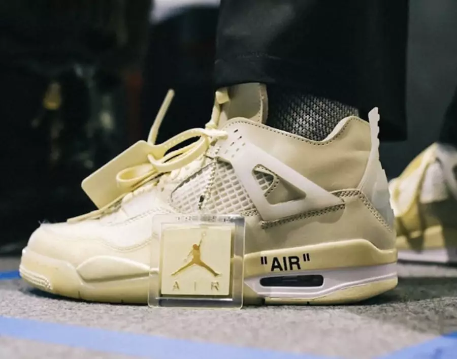 Off-White Air Jordan 4 Sail 2020 ဖြန့်ချိသည့်ရက်စွဲ