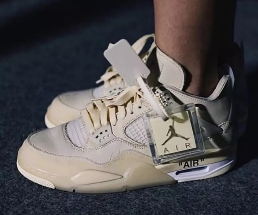 Ngày phát hành Off-White Air Jordan 4 Sail 2020