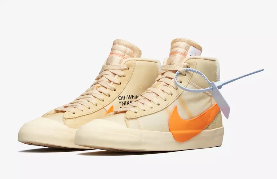 Off-White Nike Blazer Mid All Hallows Eve AA3832-700 מחיר תאריך יציאה