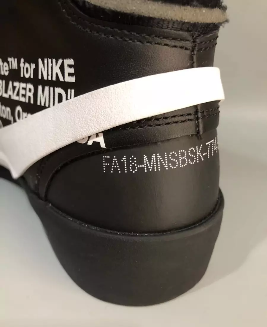 Beinhvítur Nike Blazer Black AA3832-001 Útgáfudagur