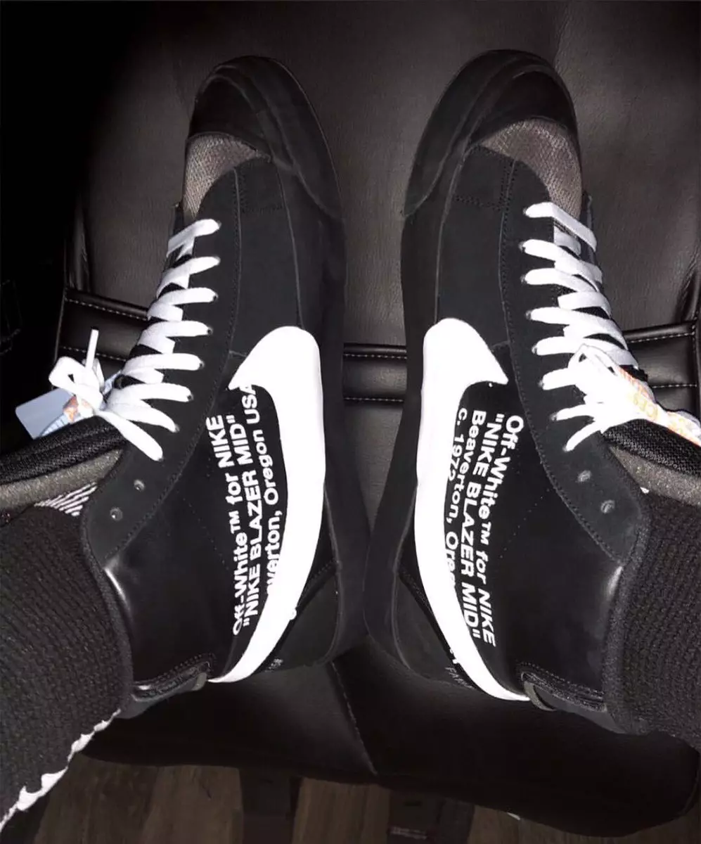 Off-White x Nike Blazer Black White AA3832-001 Útgáfudagur