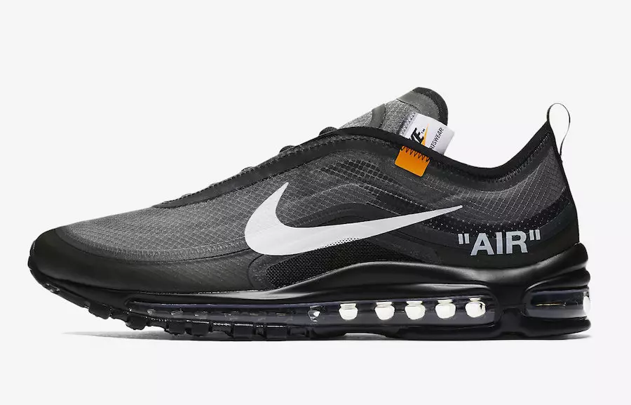 Off-White Nike Air Max 97 Black AJ4585-001 Дата випуску Ціна