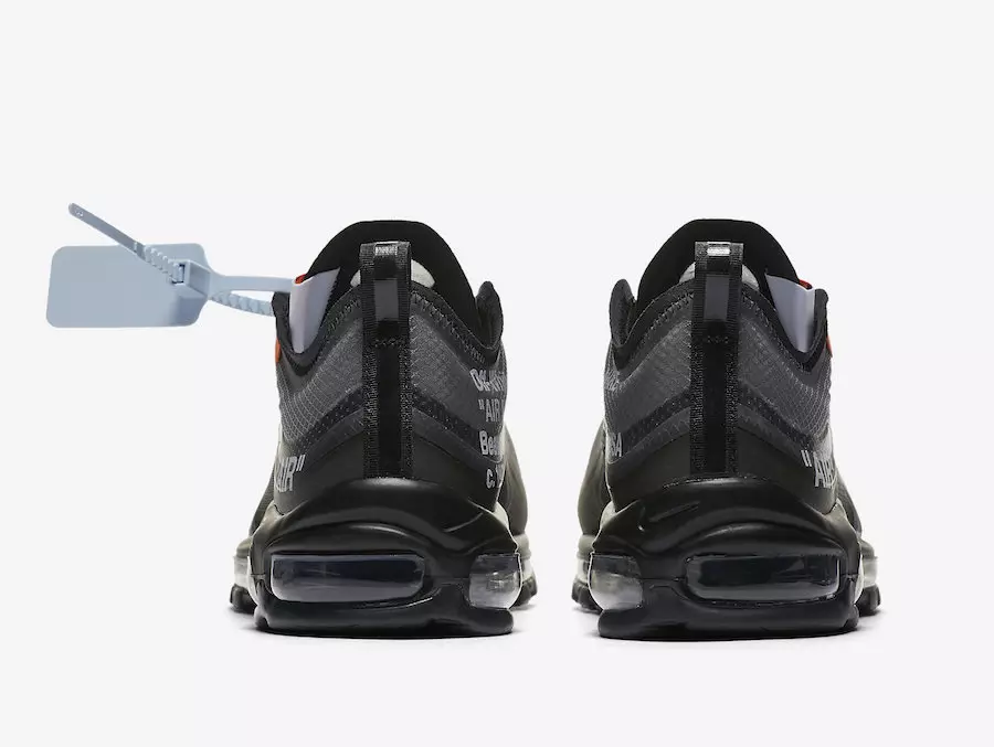 Off-White Nike Air Max 97 Negre AJ4585-001 Data de llançament Preu