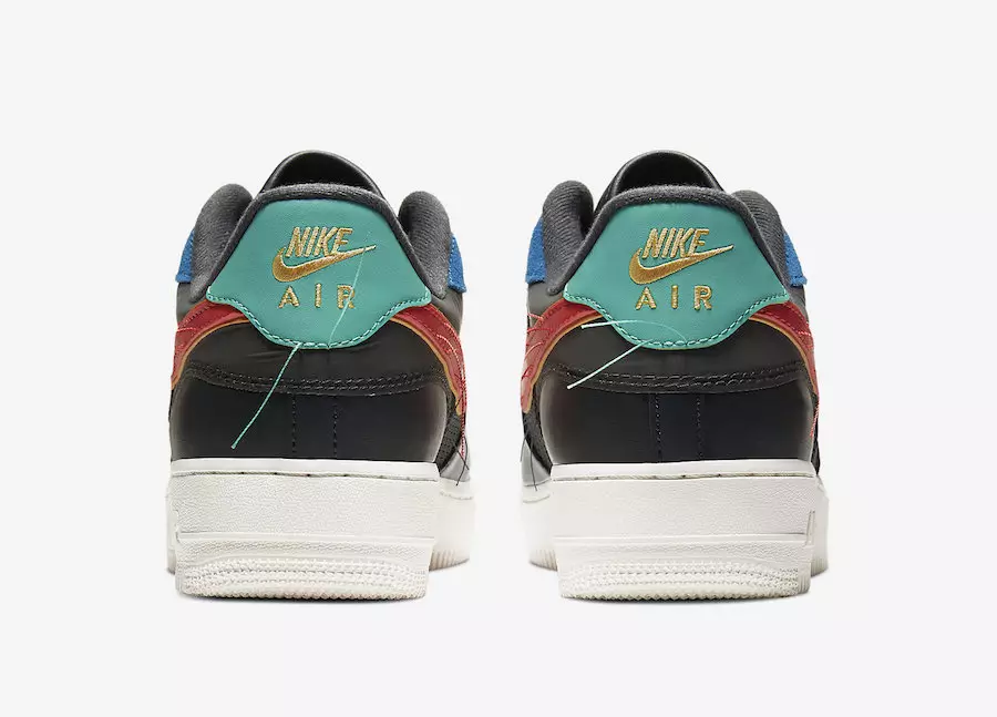 Nike Air Force 1 Low BHM שווארצע געשיכטע חודש 2020 CT5534-001 מעלדונג טאָג