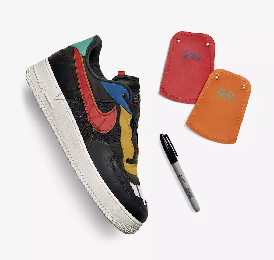 Nike Air Force 1 Low BHM Black vēstures mēnesis 2020 CT5534-001 izlaišanas datums