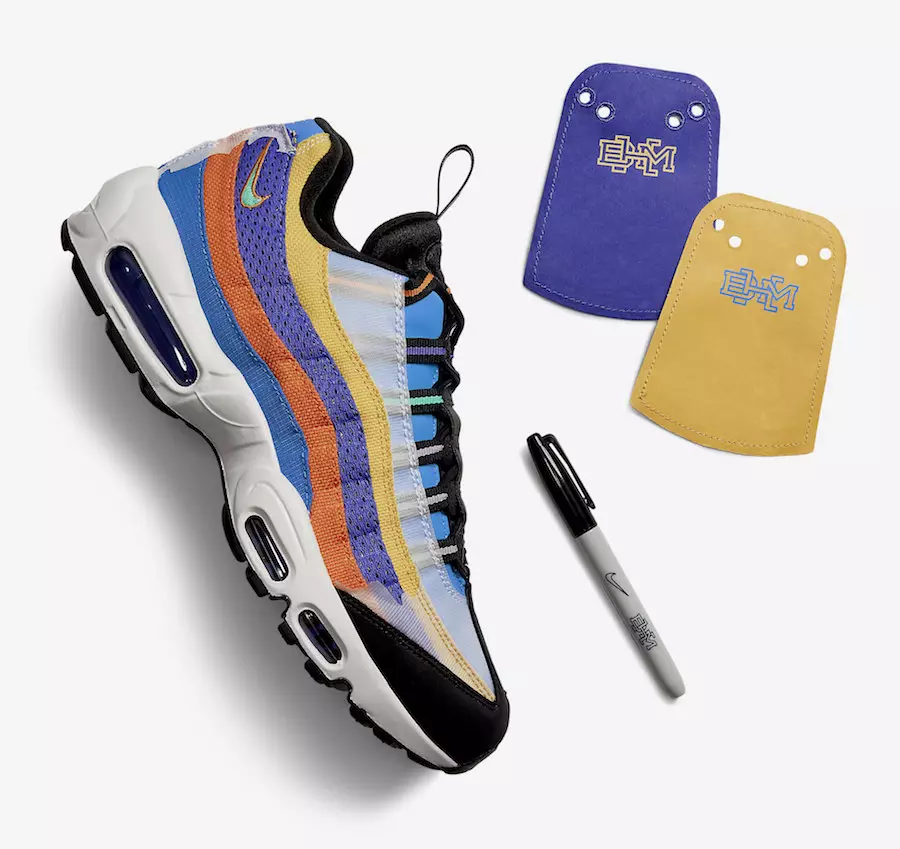 Nike Air Max 95 BHM Qara Tarixi Ay 2020 CT7435-901 Buraxılış Tarixi