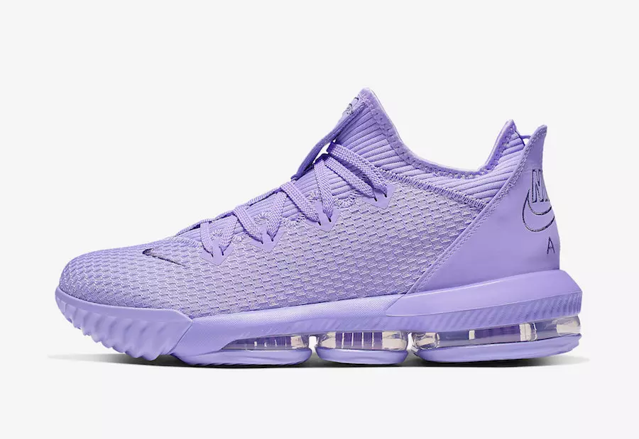 Nike LeBron 16 Low Purple CI2668-500 Utgivelsesdato