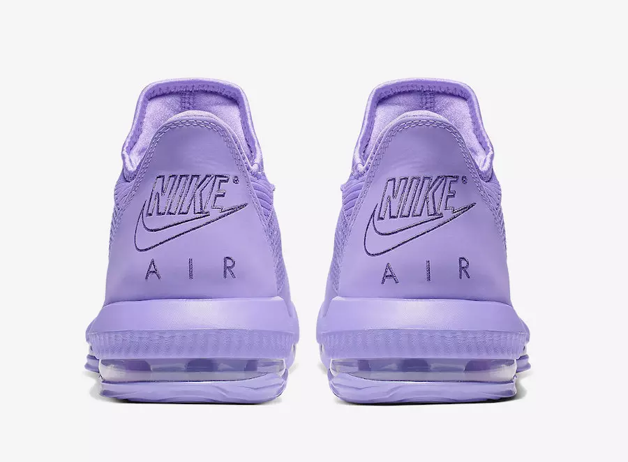 Nike LeBron 16 Low Purple CI2668-500 Utgivelsesdato