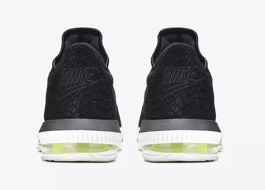 Nike LeBron 16 Low Black Python White CI2668-004 väljalaskekuupäev