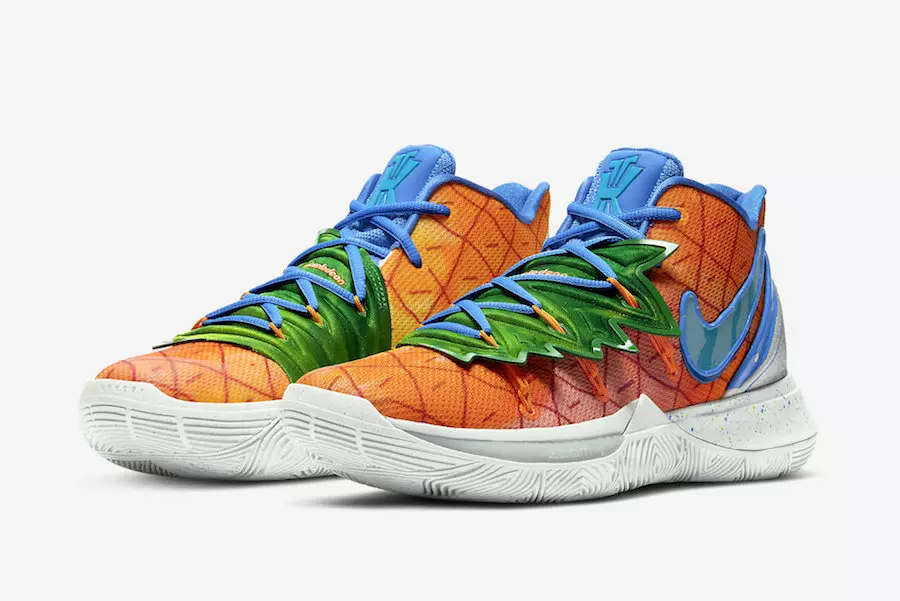 SpongeBob x Nike Kyrie 5 "နာနတ်သီးအိမ်" ၏တရားဝင်ဓာတ်ပုံများ