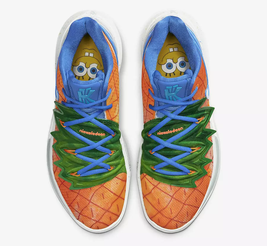 SpongeBob Nike Kyrie 5 파인애플 하우스 CJ6951-800 출시일