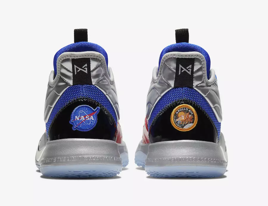 Nike PG 3 NASA Azul CI2667-400 Fecha de lanzamiento