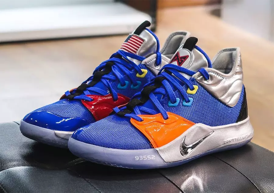 تاریخ انتشار Nike PG 3 ناسا آبی