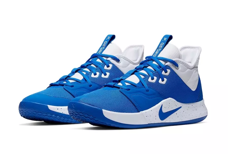 تاريخ الإصدار الأزرق من Nike PG 3 Team Bank