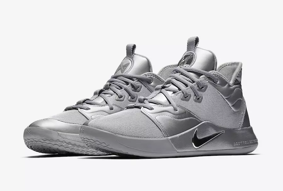 Nike PG 3 NASA Silver Reflective CI2667-001 Utgivelsesdato