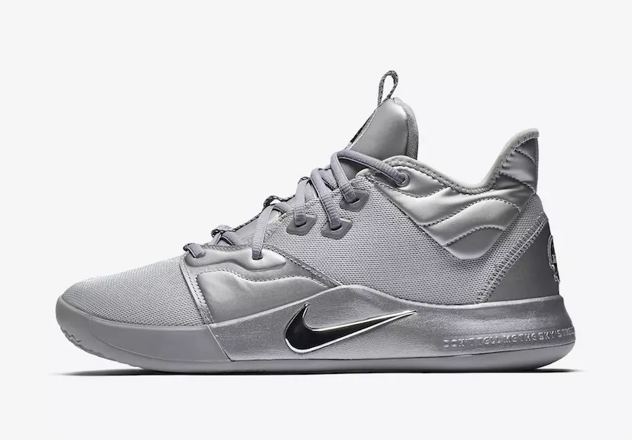 Nike PG 3 NASA sidabrinis atspindintis CI2667-001 išleidimo data