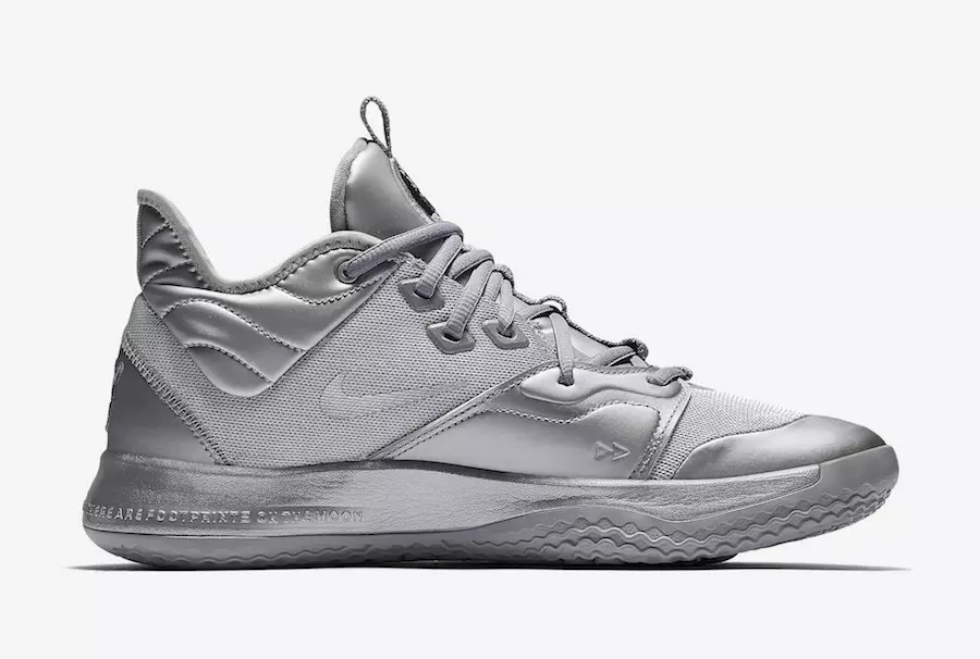 Date de sortie de la Nike PG 3 NASA Silver Reflective CI2667-001