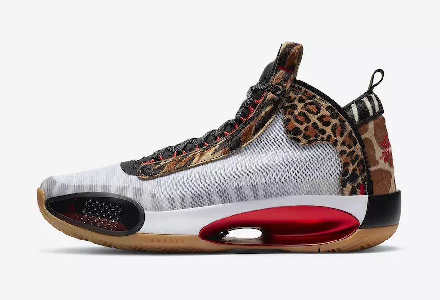 Jayson Tatum Air Jordan 34 Zoo PE DA1900-900 ထုတ်ဝေသည့်နေ့မှ ကြိုဆိုပါတယ်