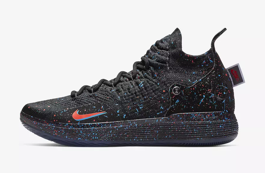 Nike KD 11 Black Bright Crimson Photo Blue AO2604-007 გამოშვების თარიღი