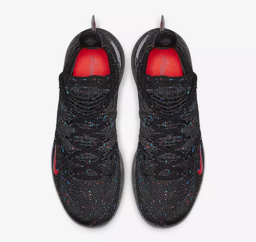 Nike KD 11 Black Bright Crimson Photo Blue AO2604-007 Dáta Eisiúna