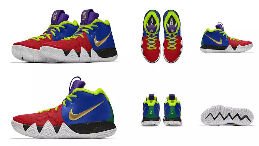 NIKEiD Kyrie 4 Diferente