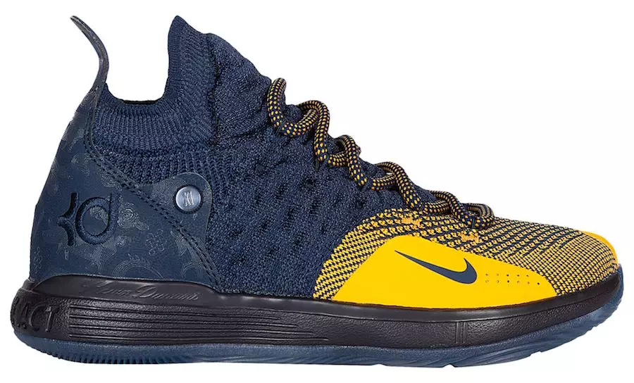 Nike KD 11 Michigan College Navy University Gold AO2604-400 Utgivningsdatum