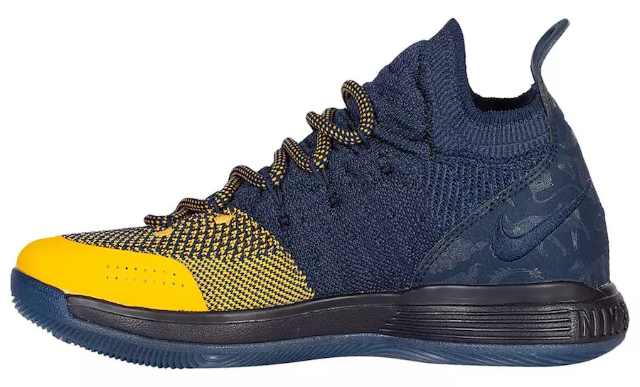 Nike KD 11 Michigan College Navy University Gold AO2604-400 Data di rilascio